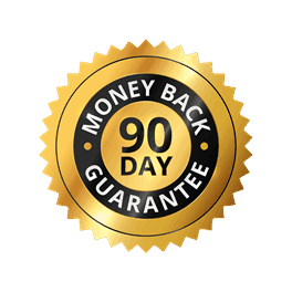 90-Day money-back guarantee seal